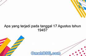 Warnet 17 Agustus 1945 Jakarta Bali Naik Apa